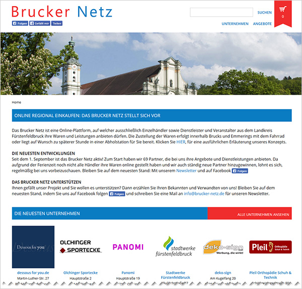 Brucker Netz - online regional einkaufen