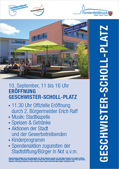 Eröffnung Geschister-Scholl-Platz 10.09.2016